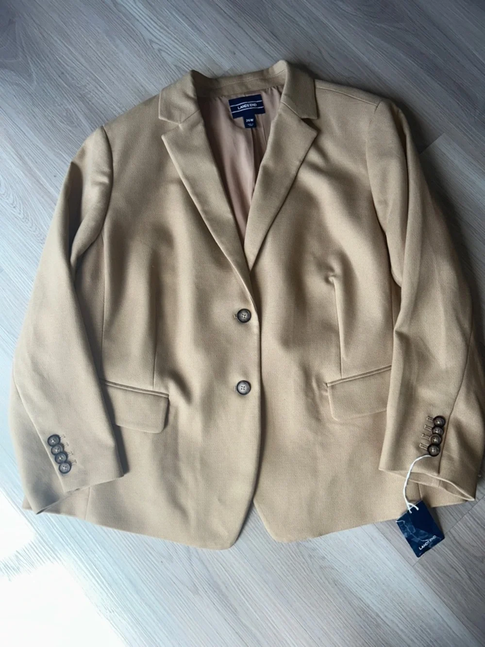 Lands End camel colored